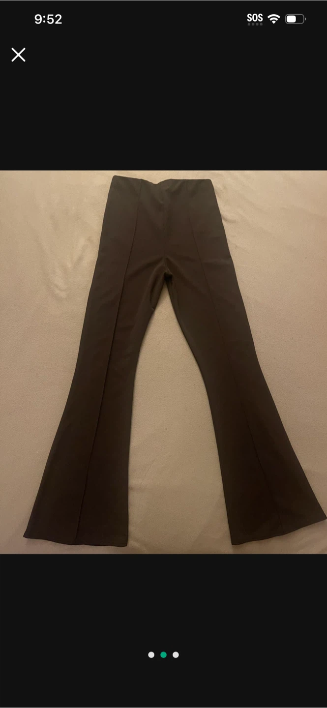NA-KD Brown Flare Leggings - photo 2