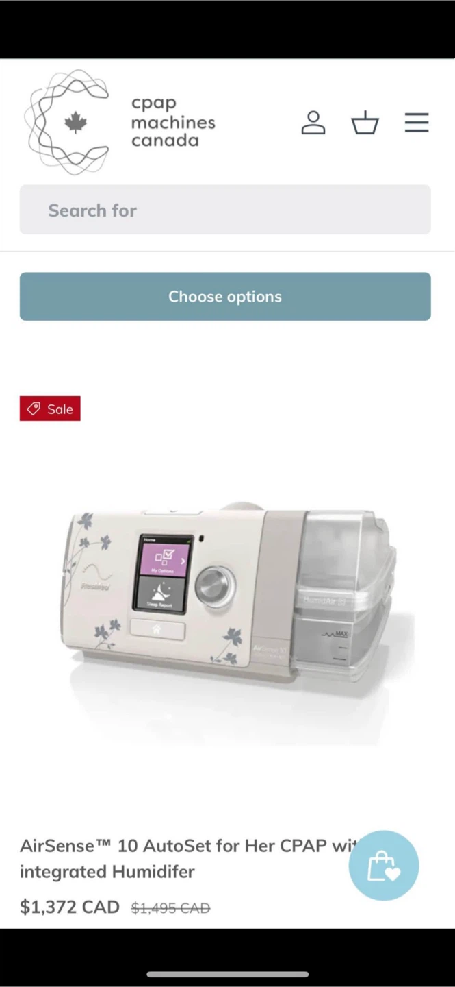 ResMed AirSense 10 AutoSet CPAP Machine