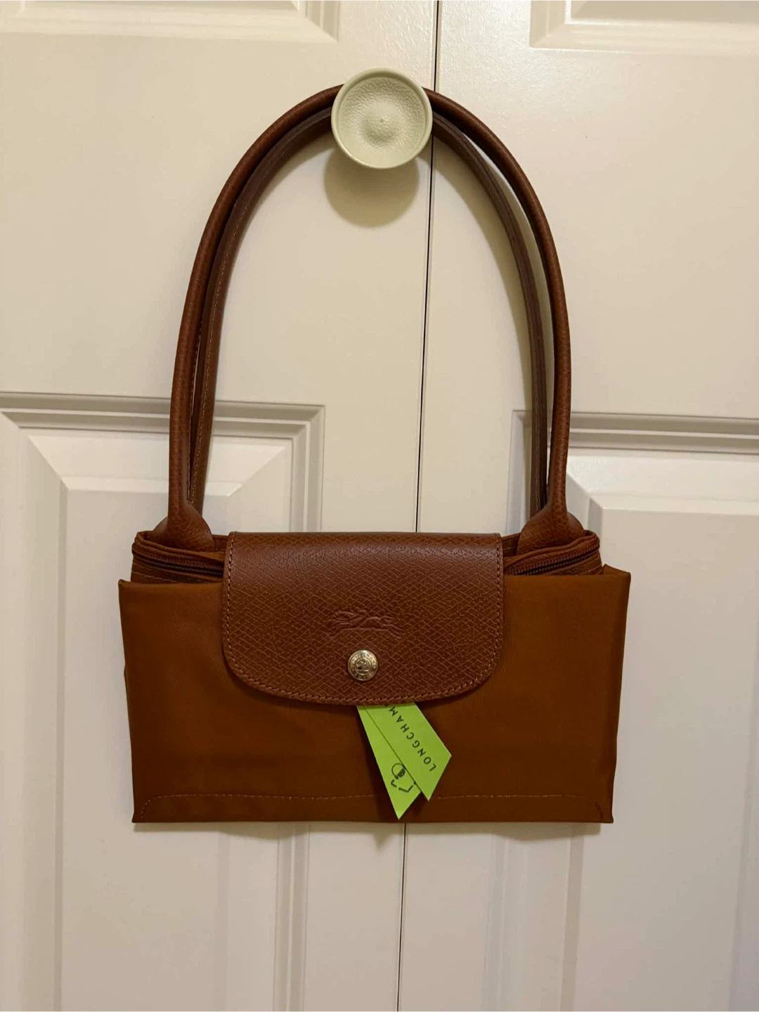 Longchamp Le Pliage Cognac Tote Bag