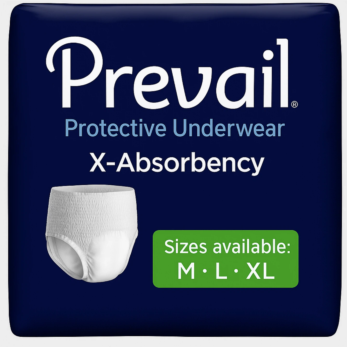 Prevail Protective Underwear – X-Absorbency (M/L/XL)
