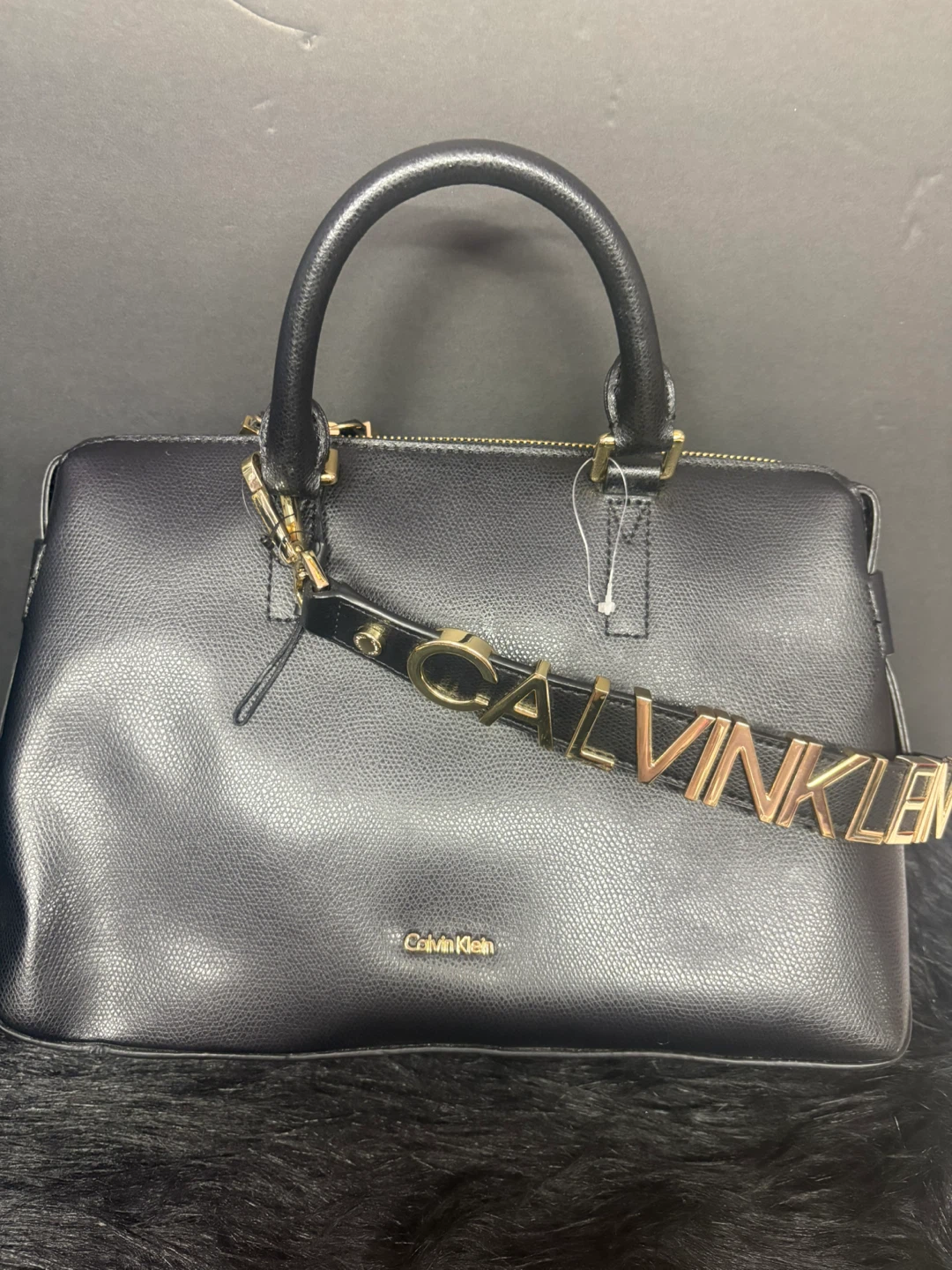Calvin Klein Black Satchel Bag