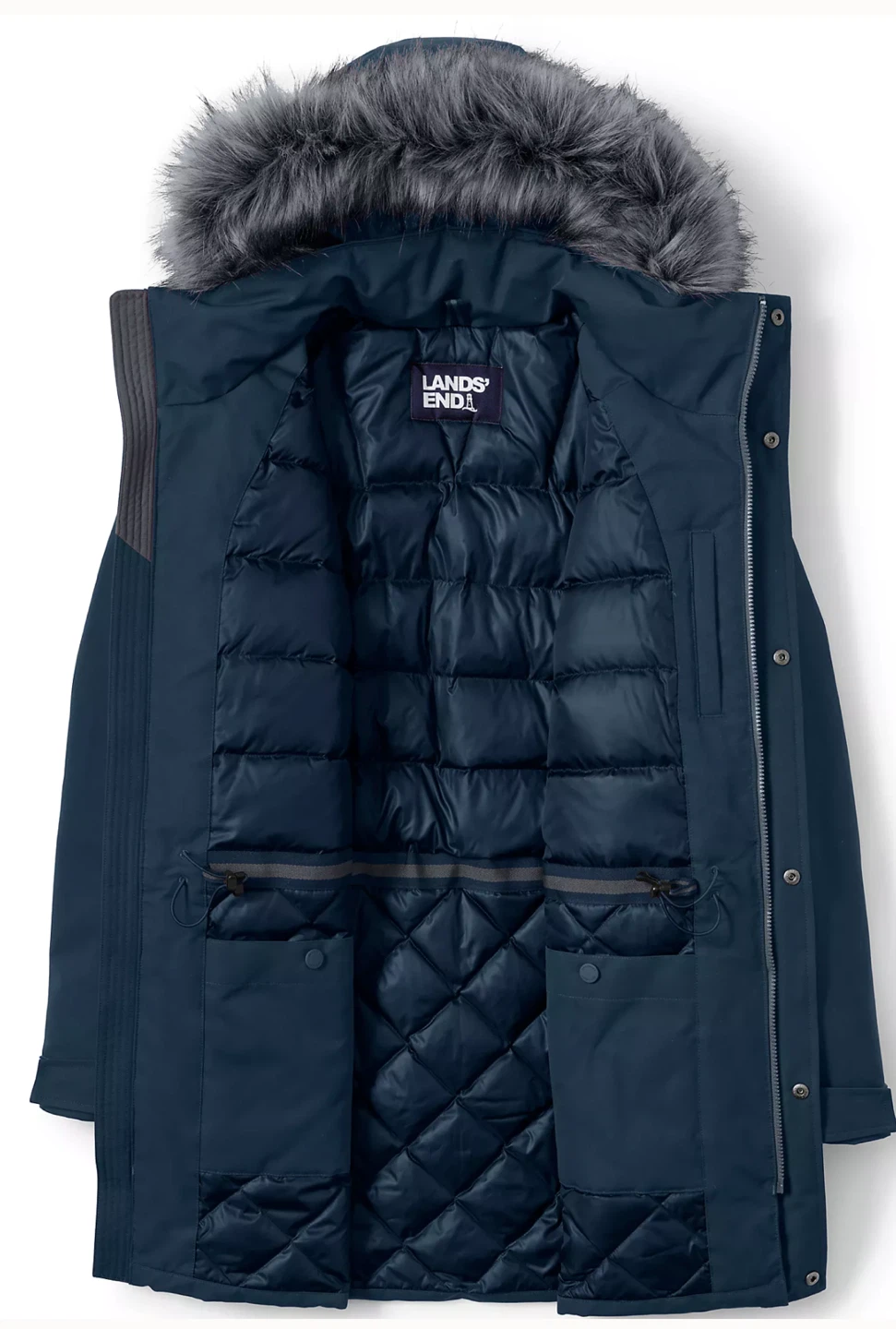 Land’s End Men's Expedition Waterproof Down Parka – Size M