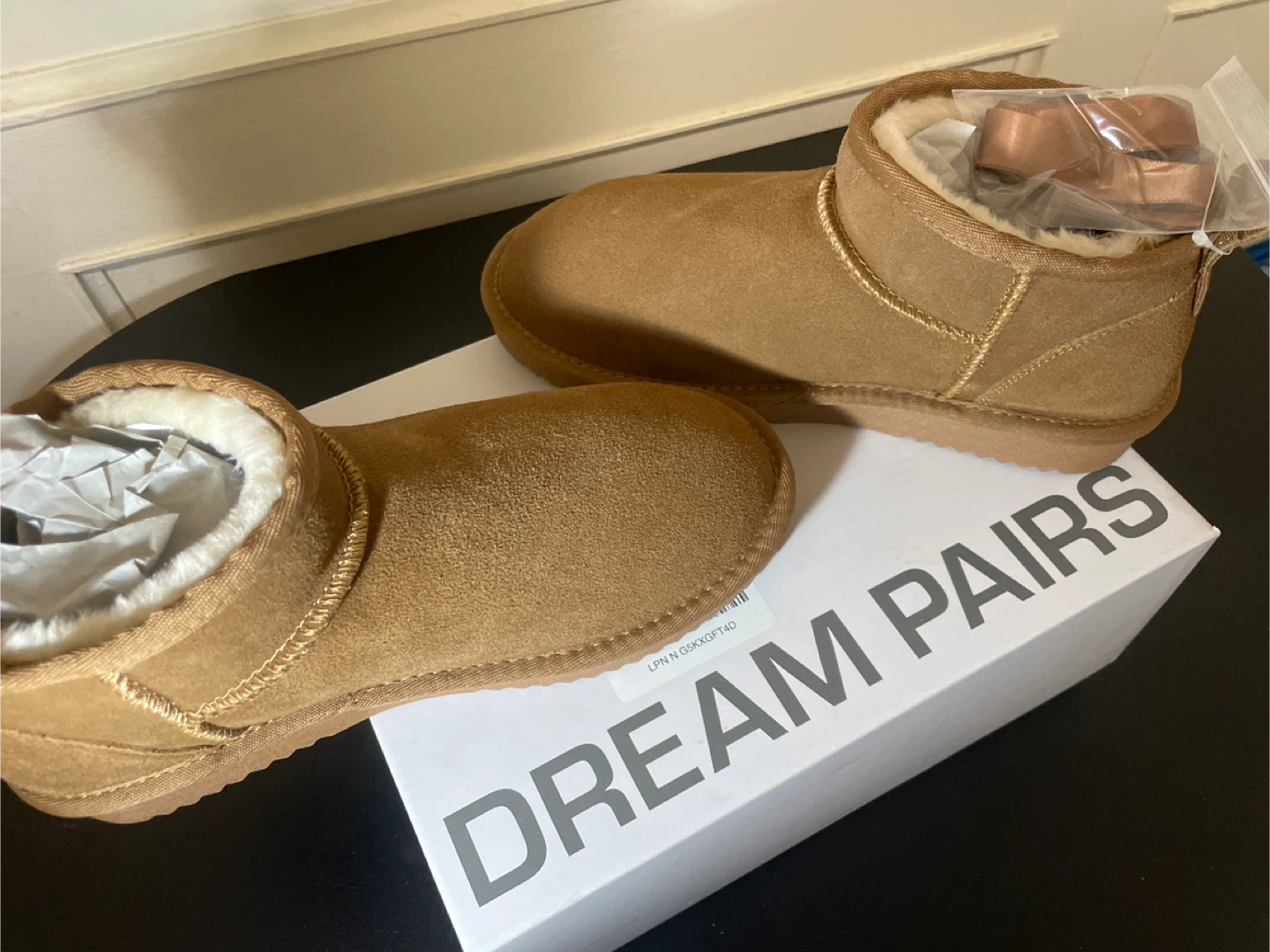 New DREAM PAIRS Ankle Boots, Size 7.5