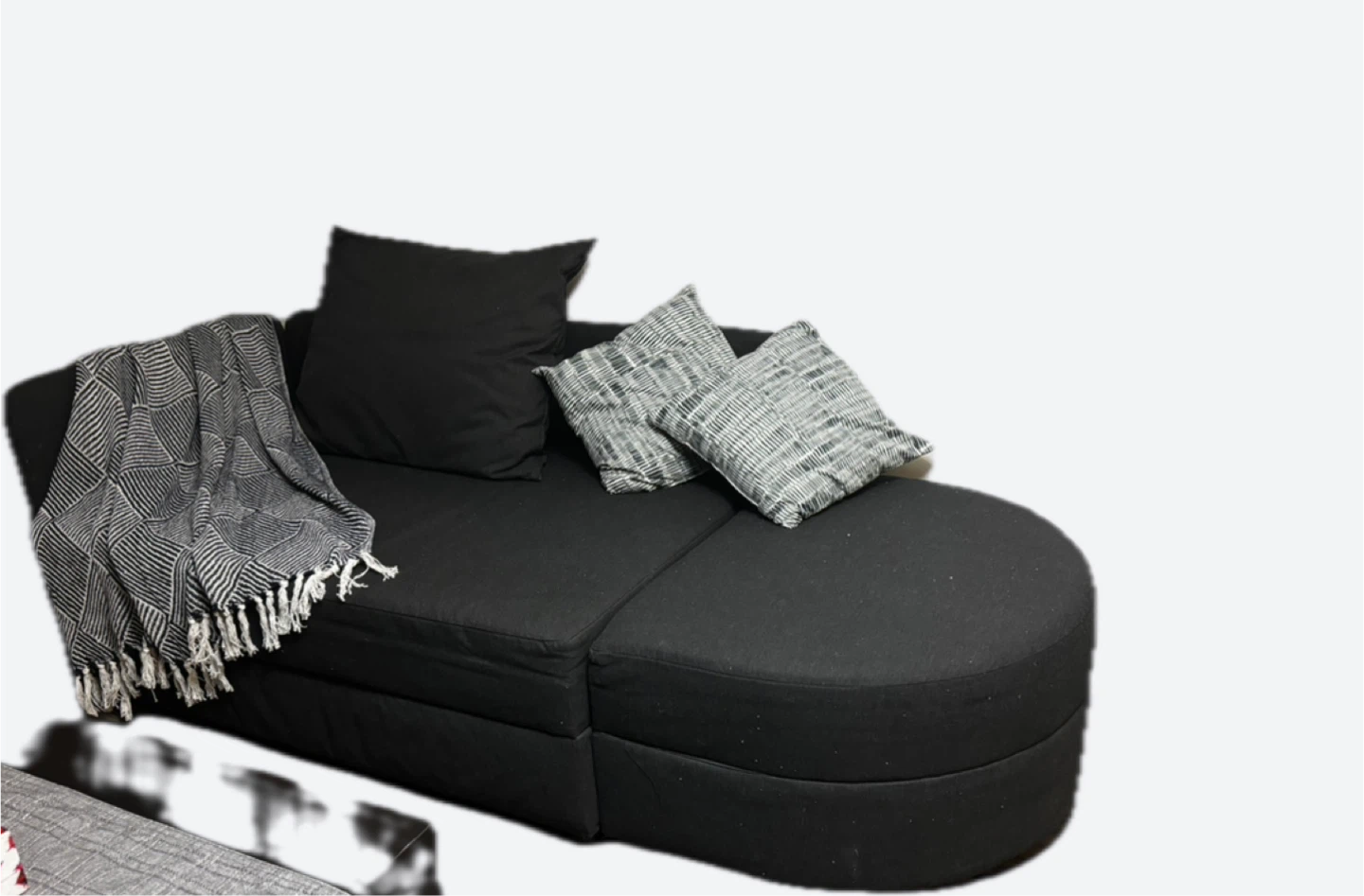 IKEA LINDÅKRA Sleeper Sofa - Vissle Dark Gray