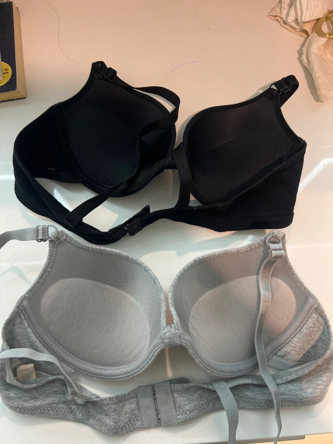 Two Bras - Size M - Black & Grey - photo 2