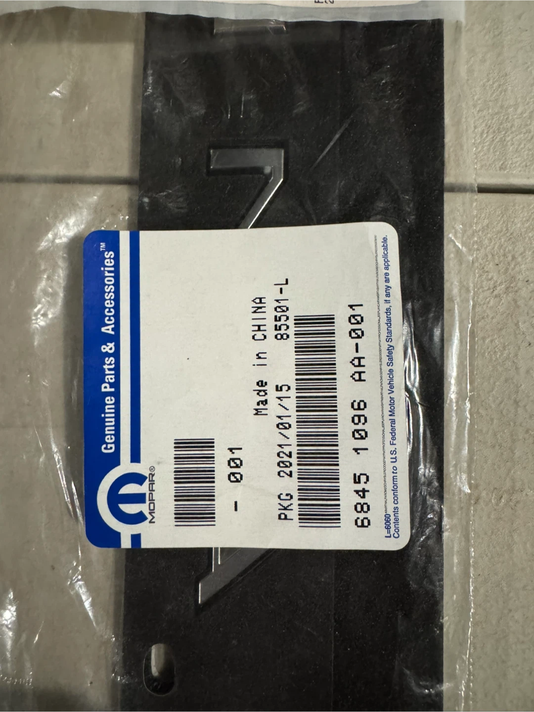 Chrysler Pacifica 21-25 Pinnacle Nameplate,  - Mopar - photo 3
