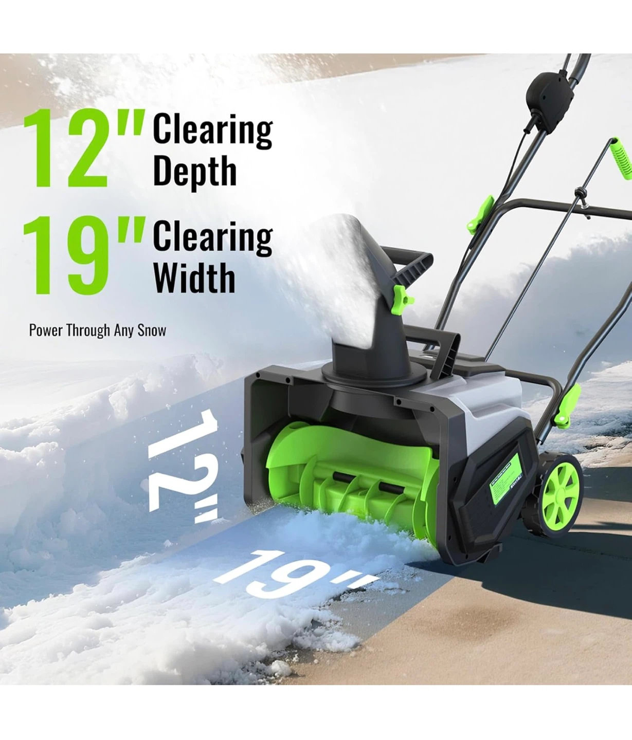 Snap Fresh Cordless Snow Thrower SB2001 - New in Box! - photo 5