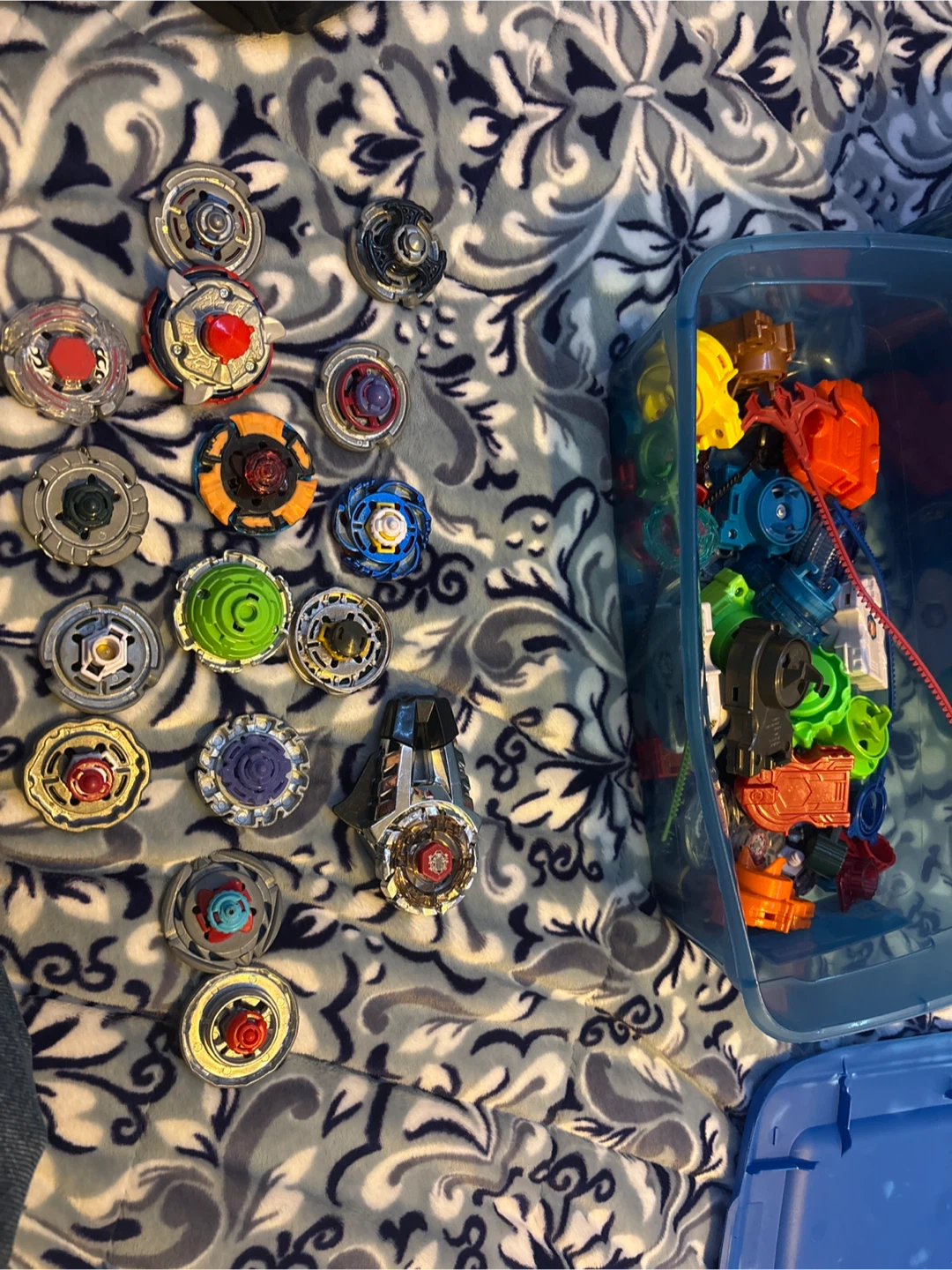 Beyblades Lot with Launcher & Parts - photo 3