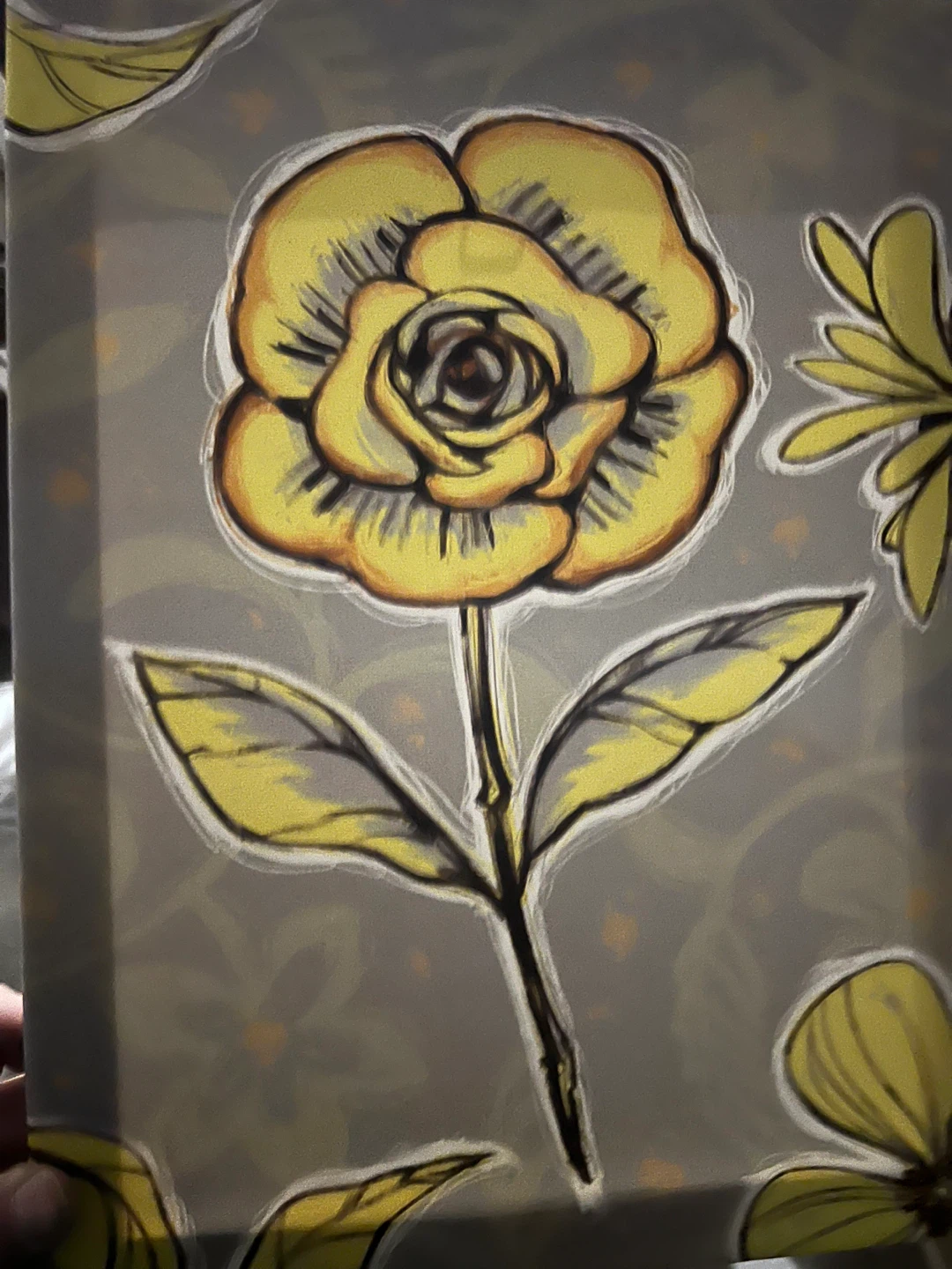 SUMGAR Floral Canvas Wall Art