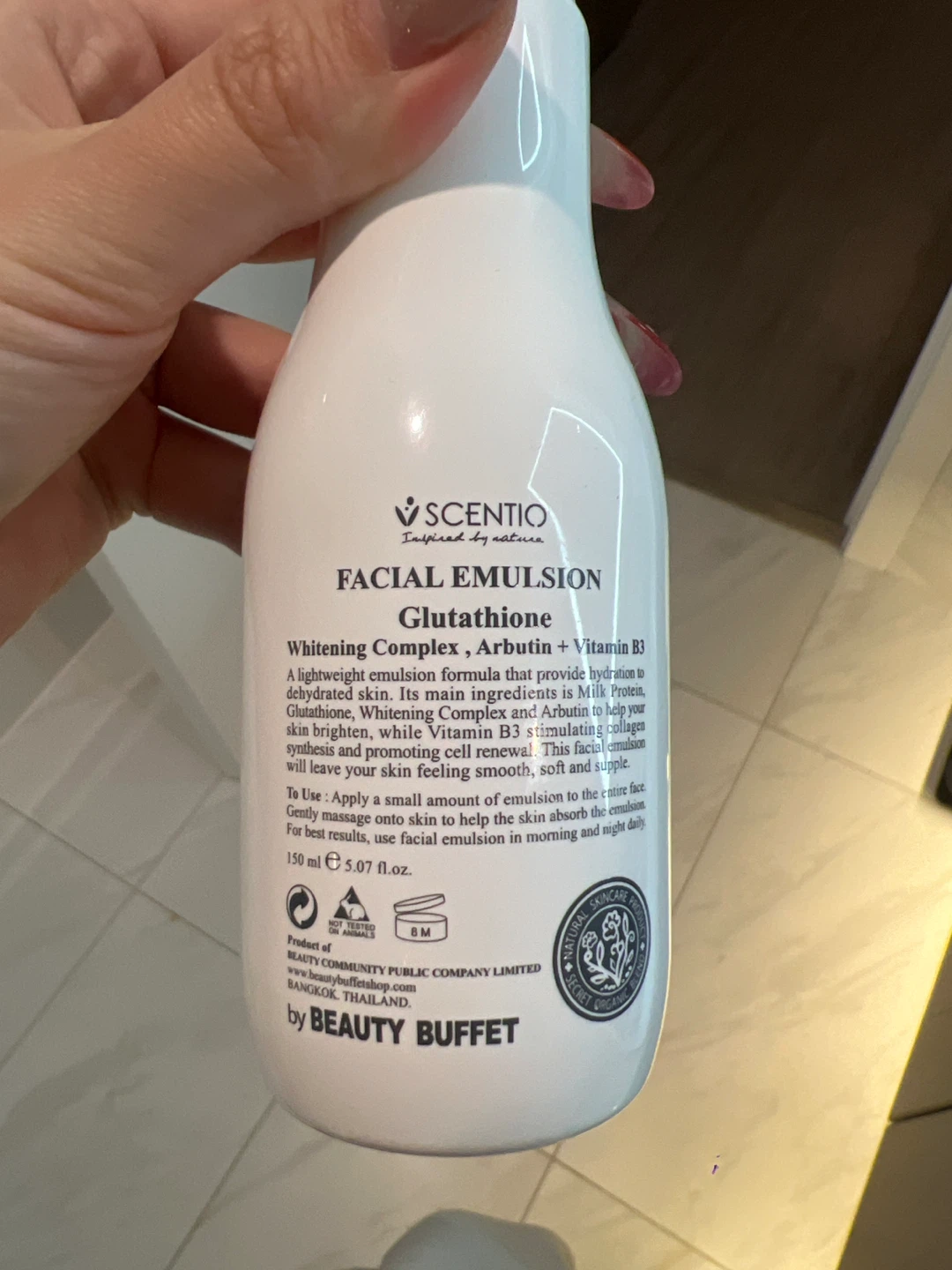 Scentio Facial Emulsion Glutathione - photo 2