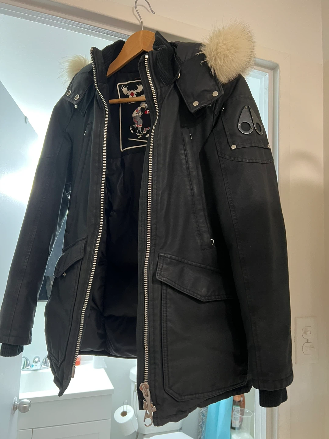 Moose Knuckles Black Winter Jacket - photo 2