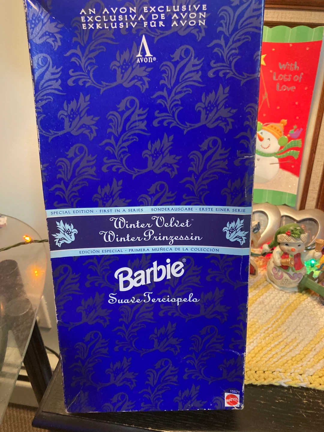 Avon Winter Velvet Barbie Doll - New in Box