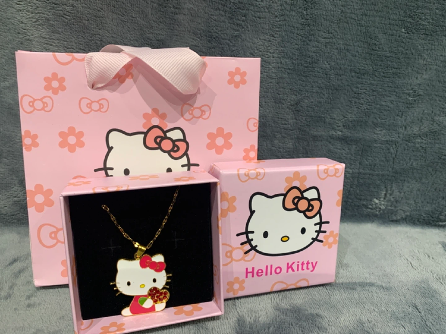 Hello Kitty Stainless Steel  Necklace with Charm - photo 2