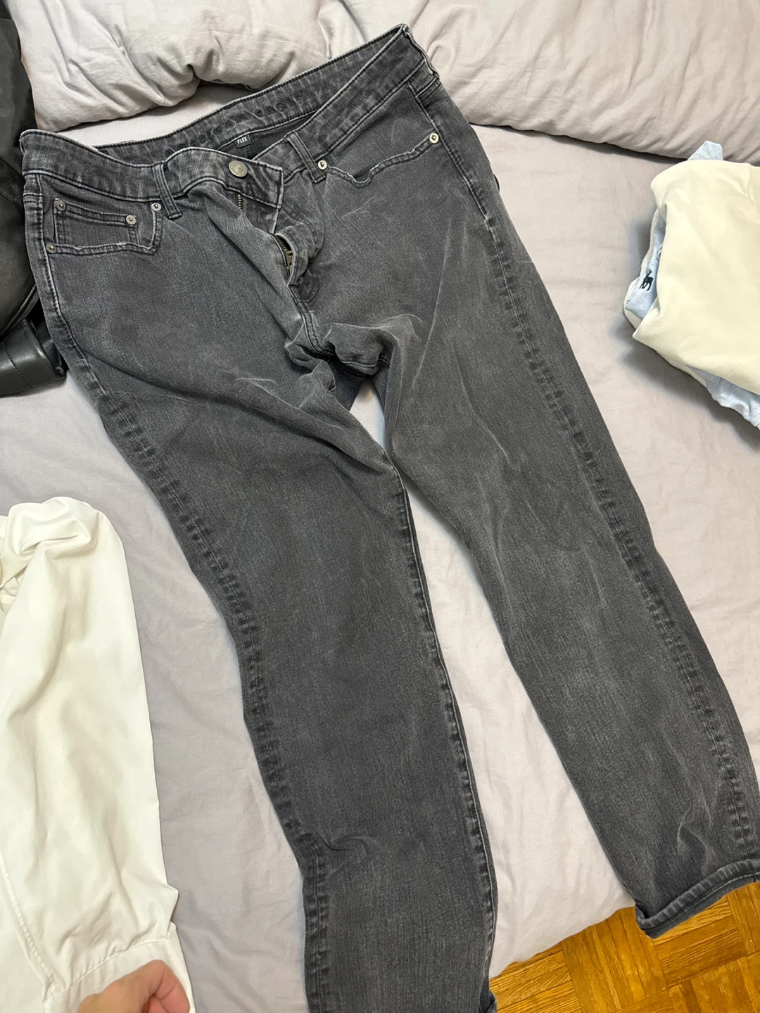 American Eagle Flex Jeans - Black/Grey
