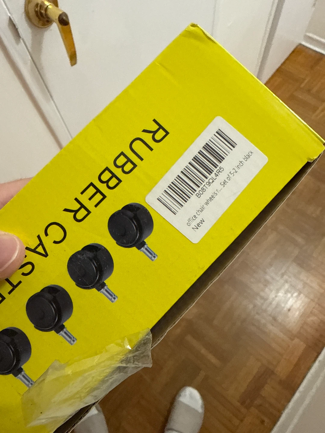 New SORAOII Rubber Caster Wheels - Set of 4 - photo 3