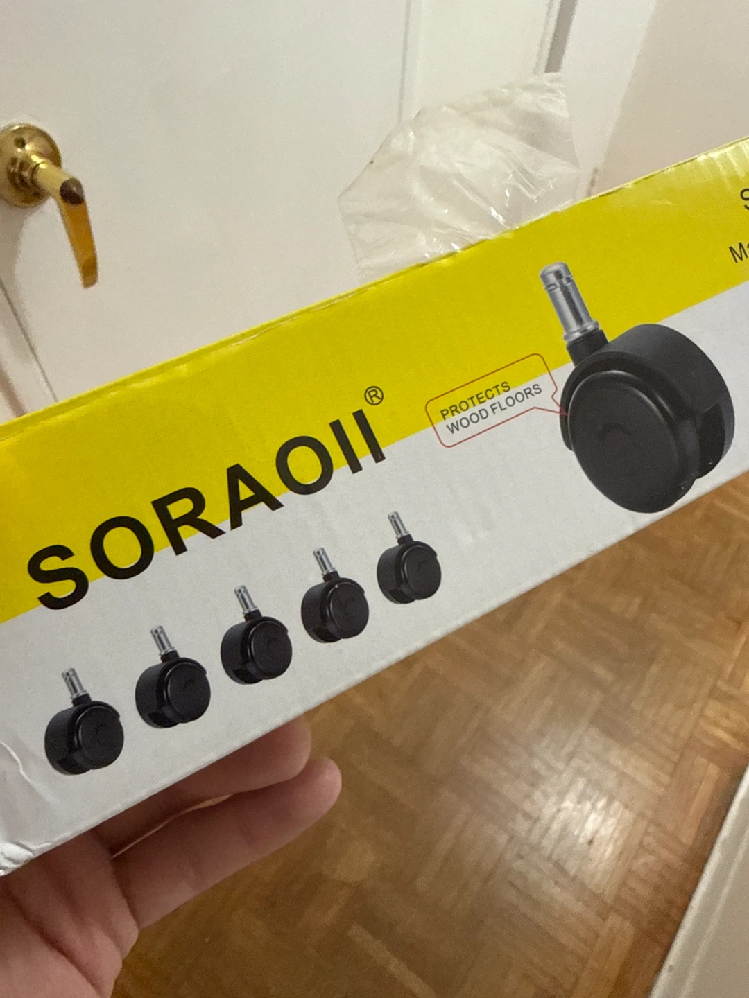 New SORAOII Rubber Caster Wheels - Set of 4 - photo 5