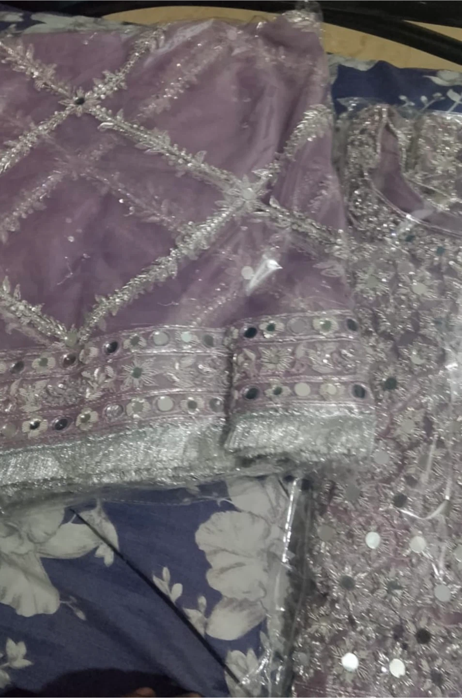 Lilac Embellished Lehenga Choli Set - photo 5