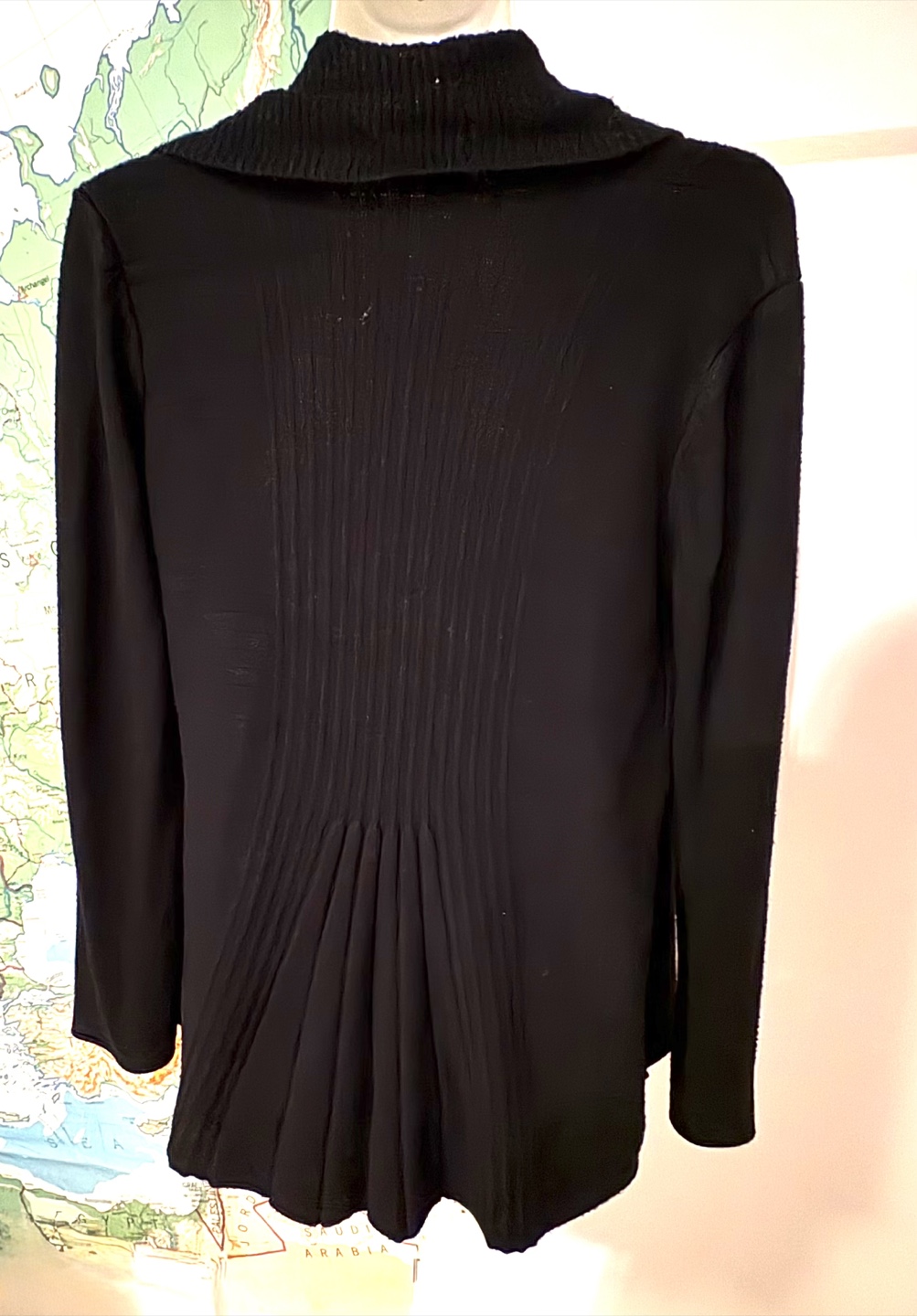 Knitted Black Cardigan - M - photo 5