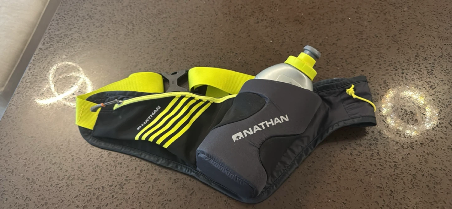 Nathan Hydration Running Belt - Black & Yellow - photo 2