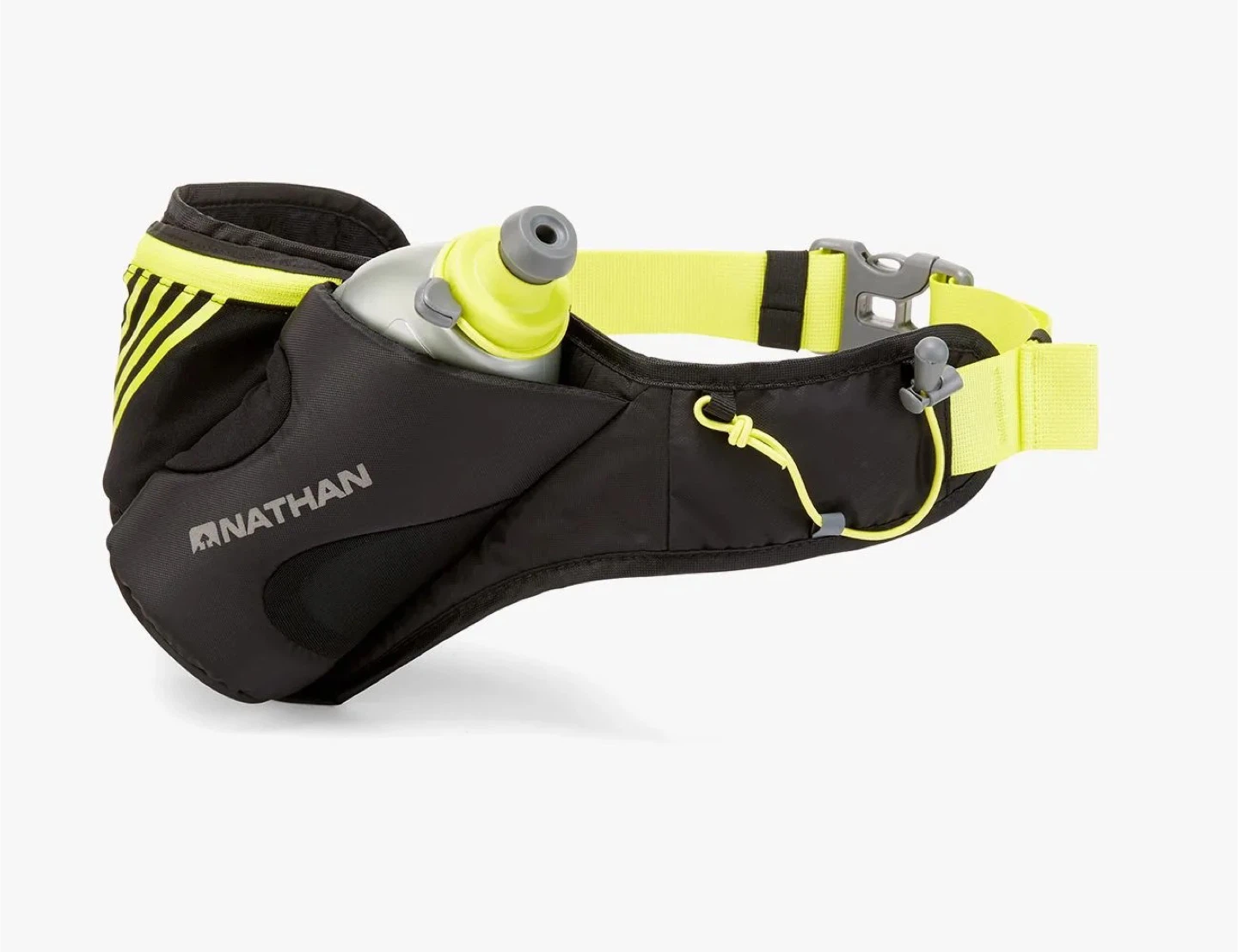 Nathan Hydration Running Belt - Black & Yellow