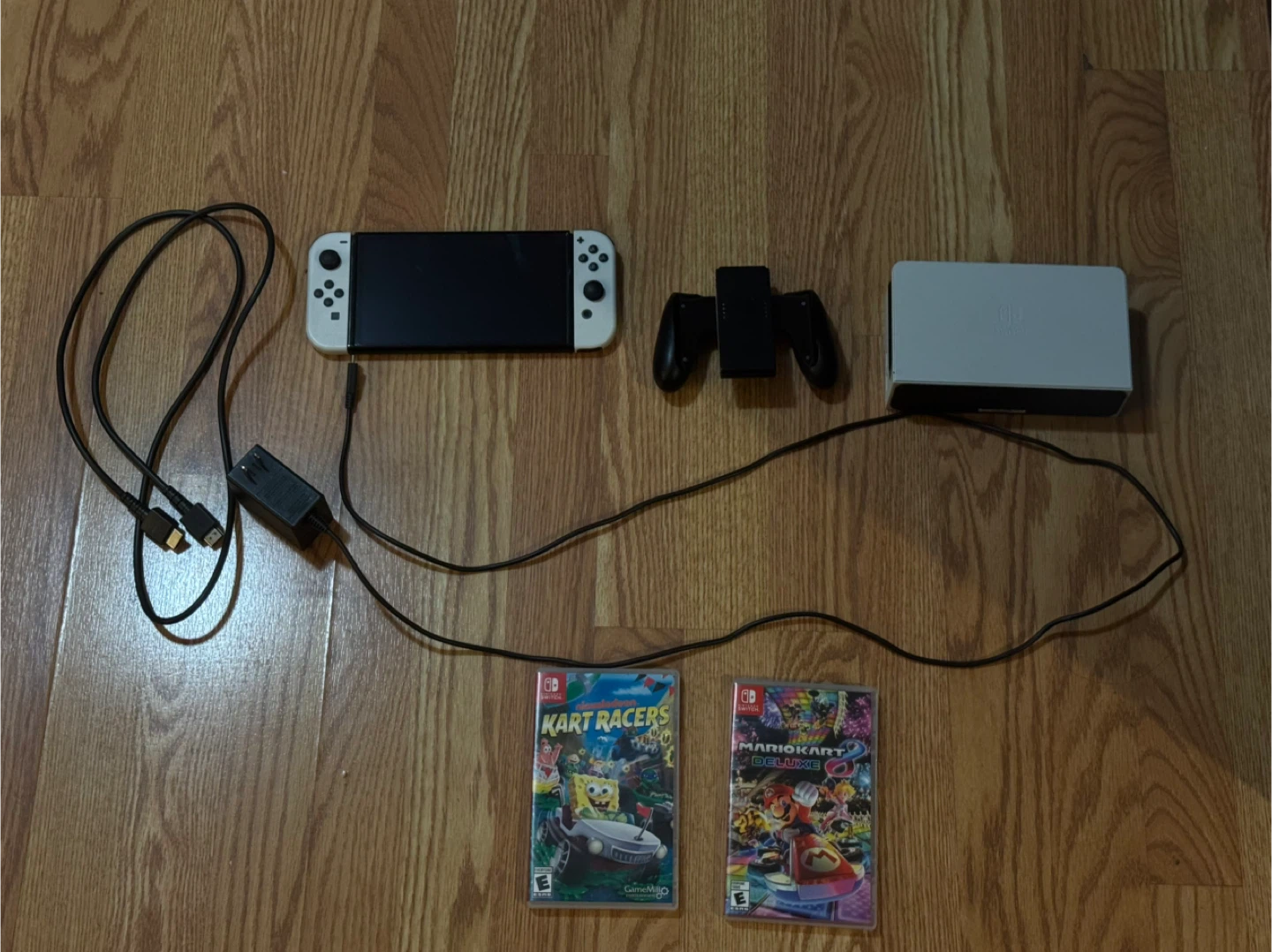 Nintendo Switch OLED + Controller + Headset + Nintendo Games