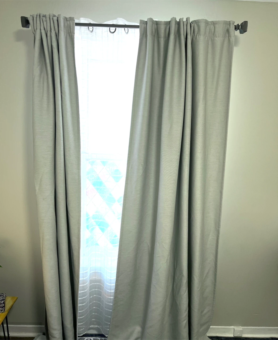 96 Light Grey Curtain Panels - photo 3