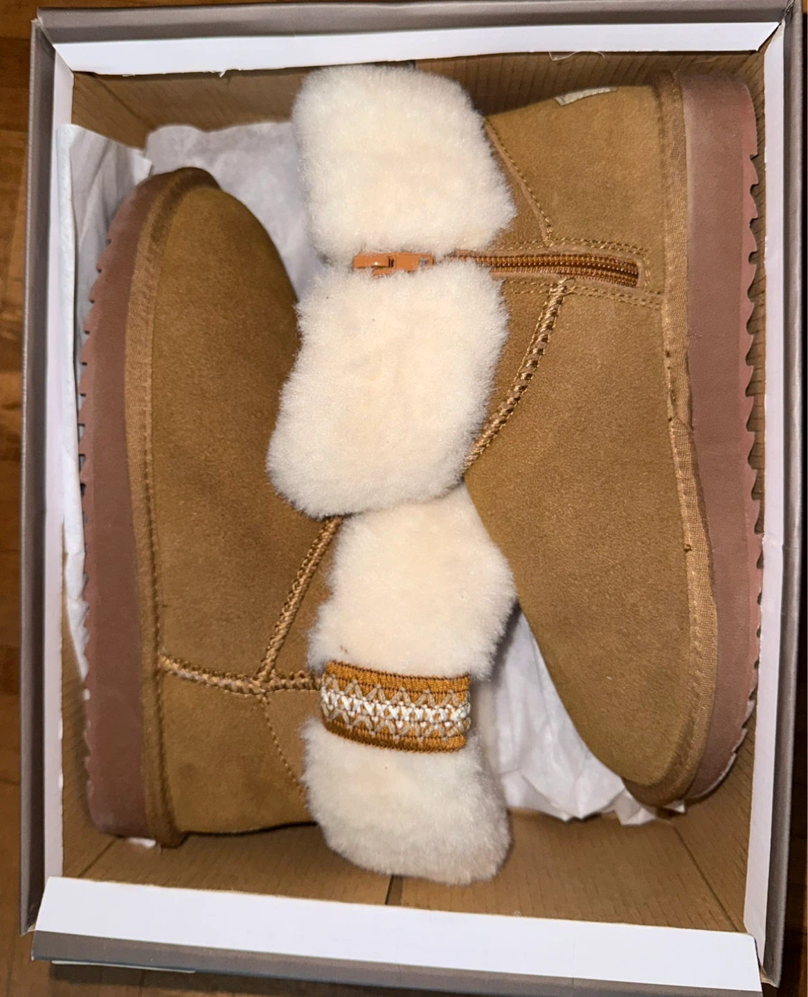 Crown Vintage Brown Boots, Size 6.5-7