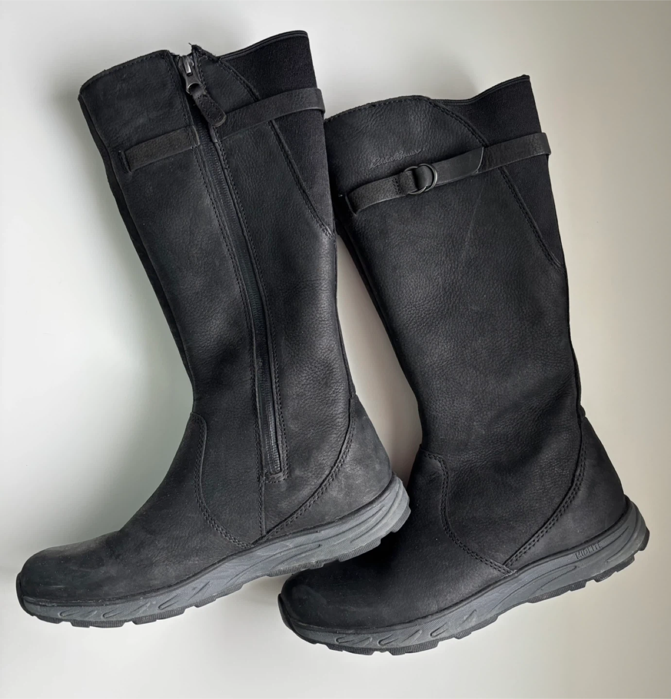 Eddie Bauer Black Leather Boots - Women's Size 8
