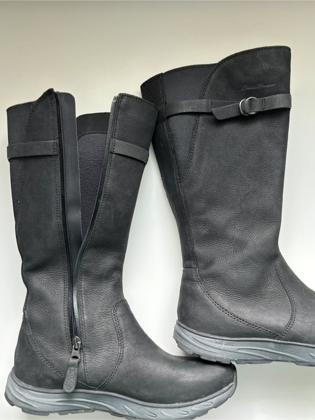 Eddie Bauer Black Leather Boots - Women's Size 8 - photo 5