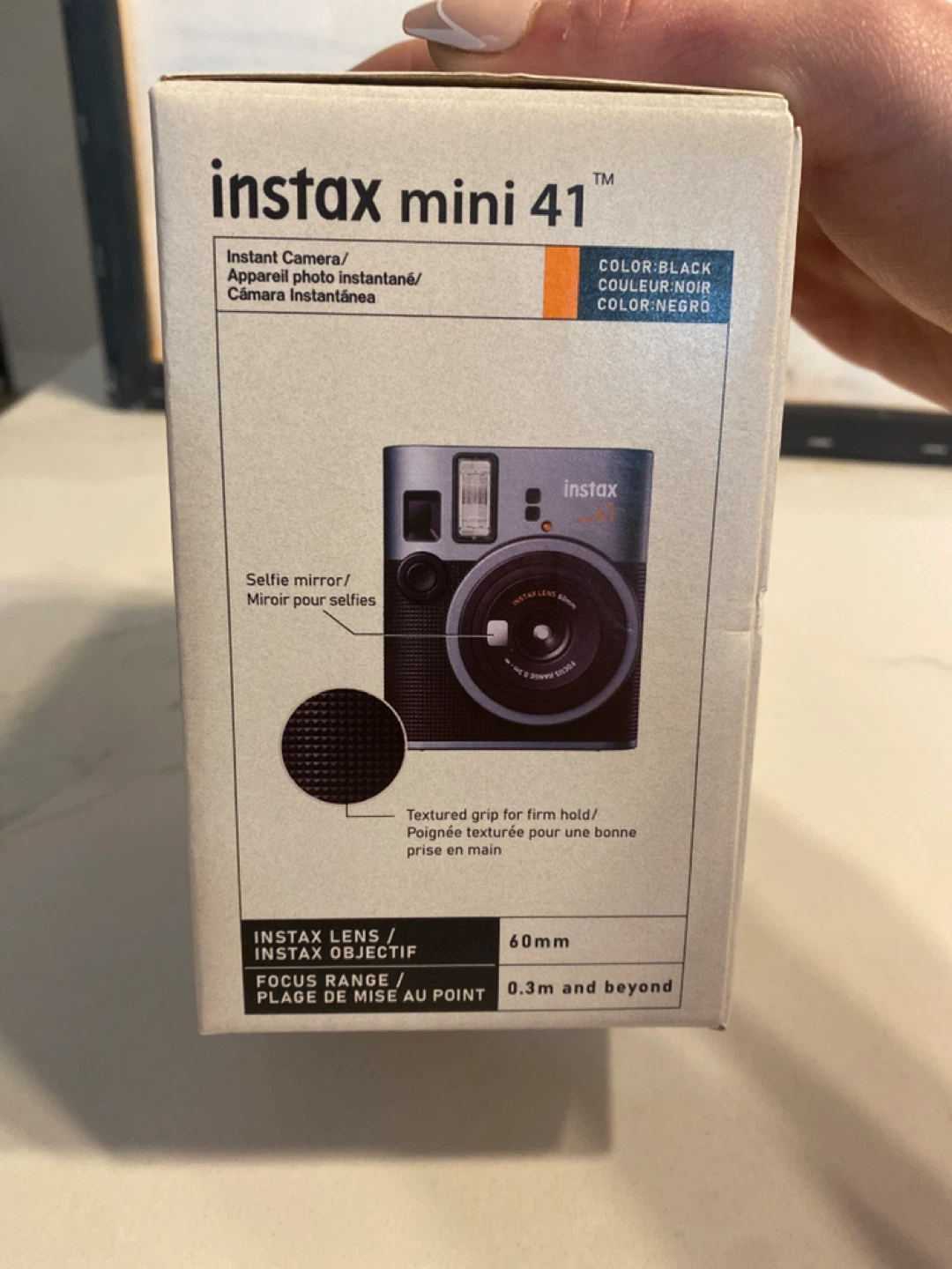 Fujifilm Instax Mini 41 Instant Camera - Black - photo 2
