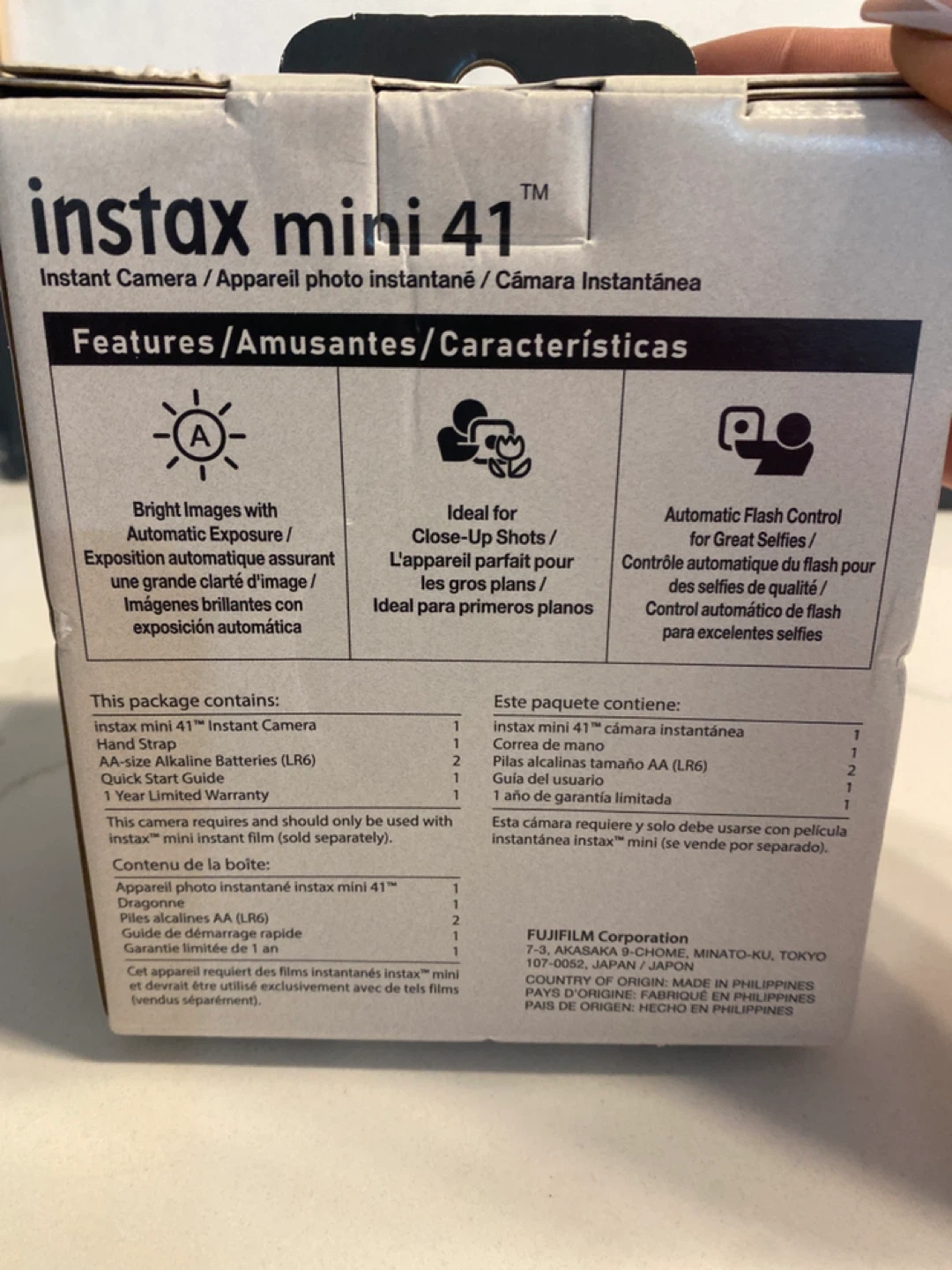 Fujifilm Instax Mini 41 Instant Camera - Black - photo 3