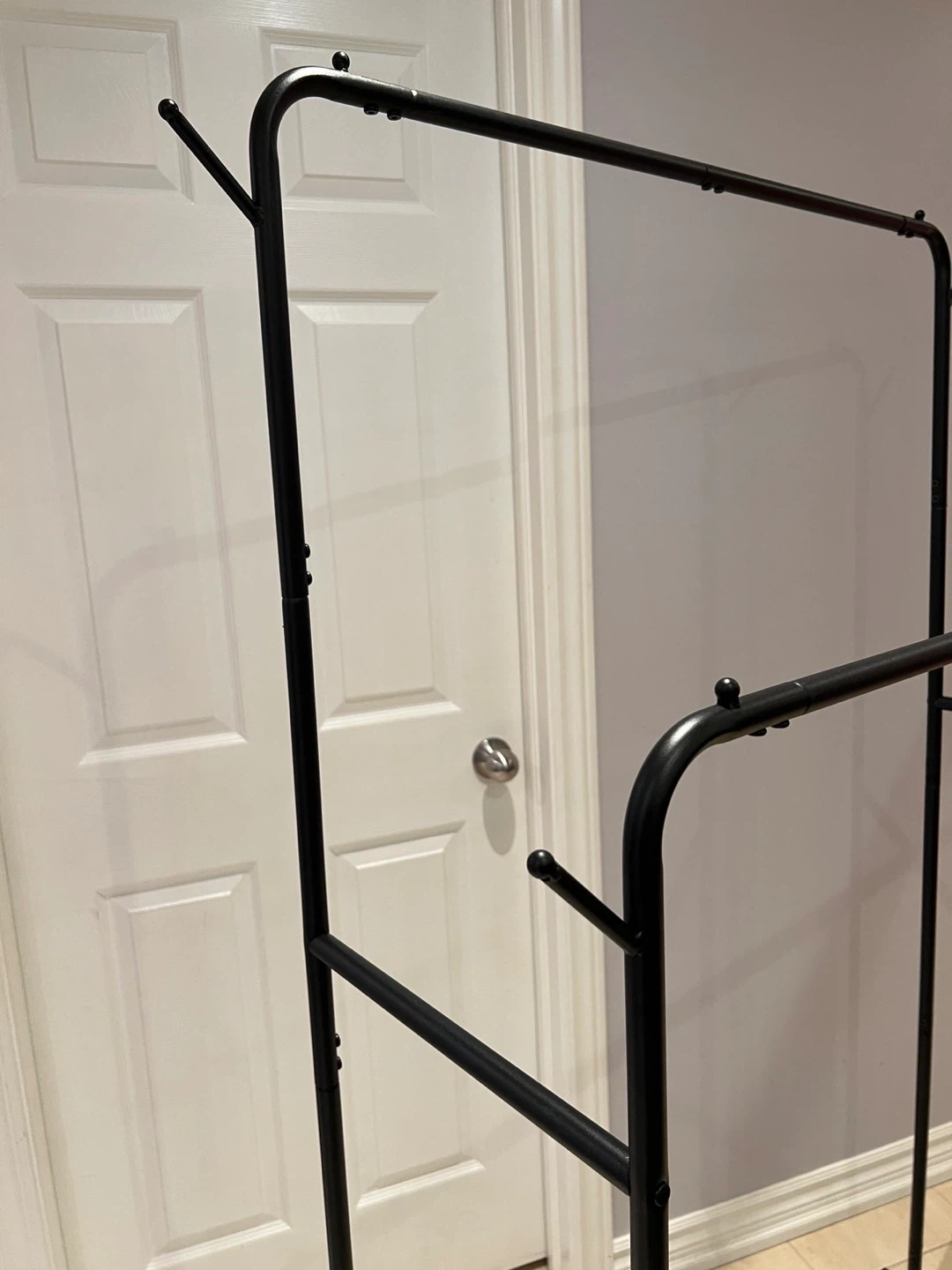 Black Double Rod Clothing Rack - photo 4