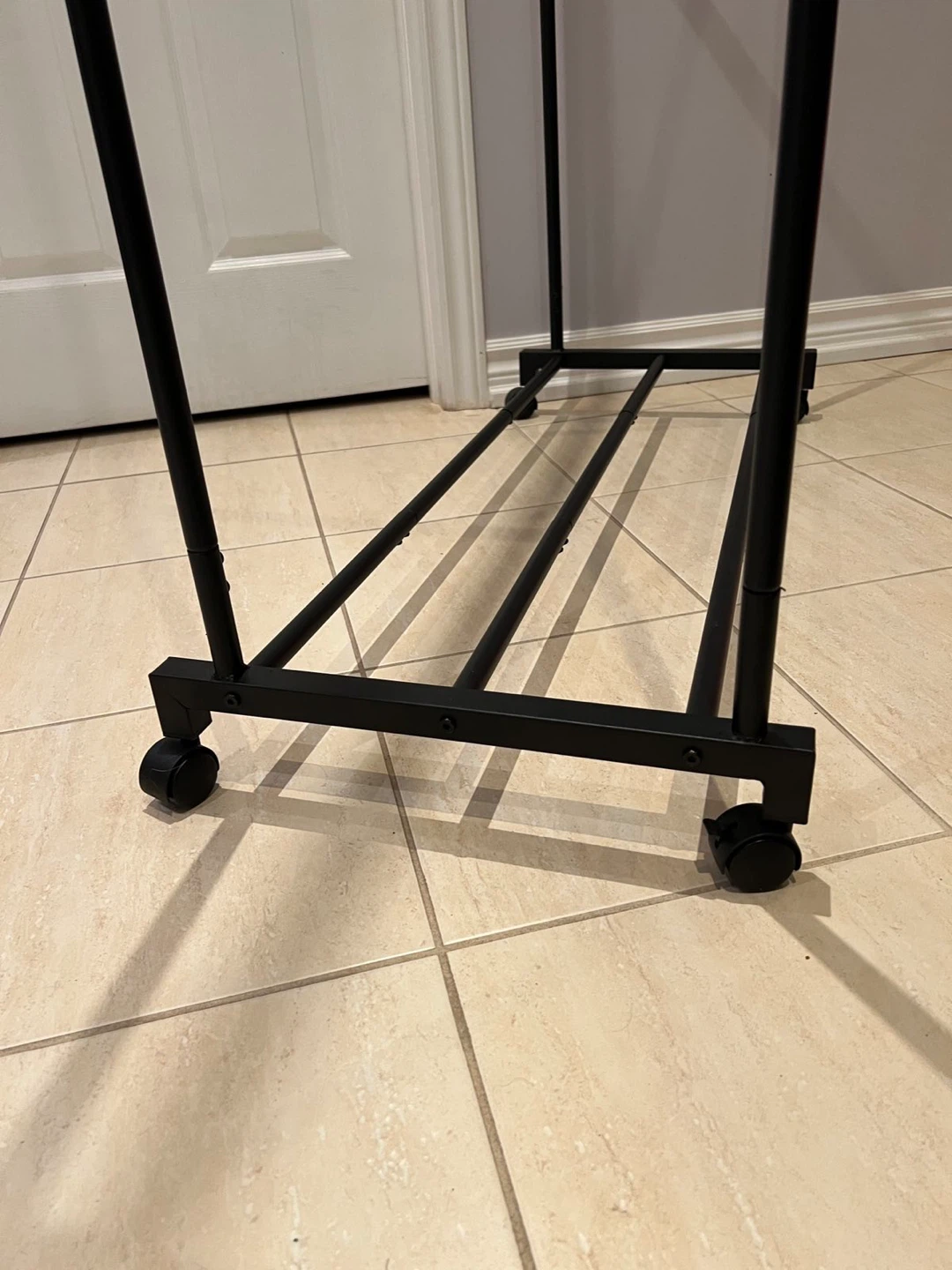 Black Double Rod Clothing Rack - photo 3