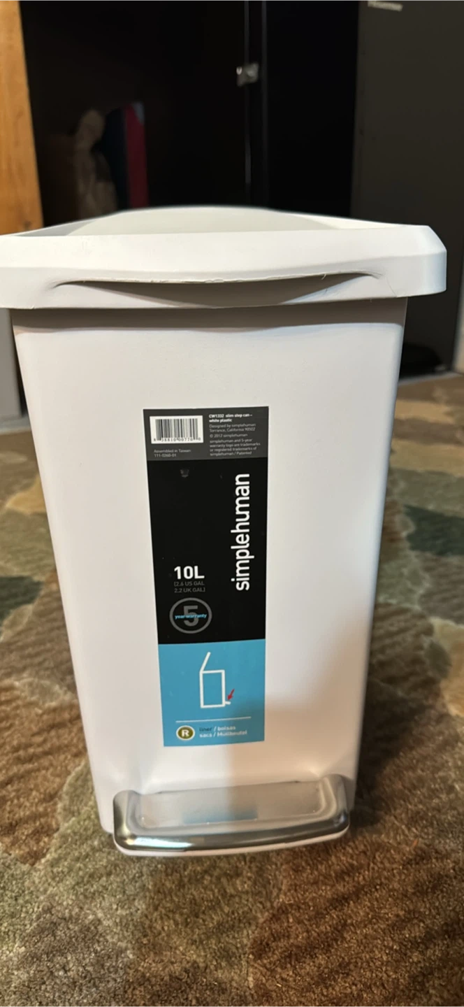 Simplehuman 10L Step Trash Can
