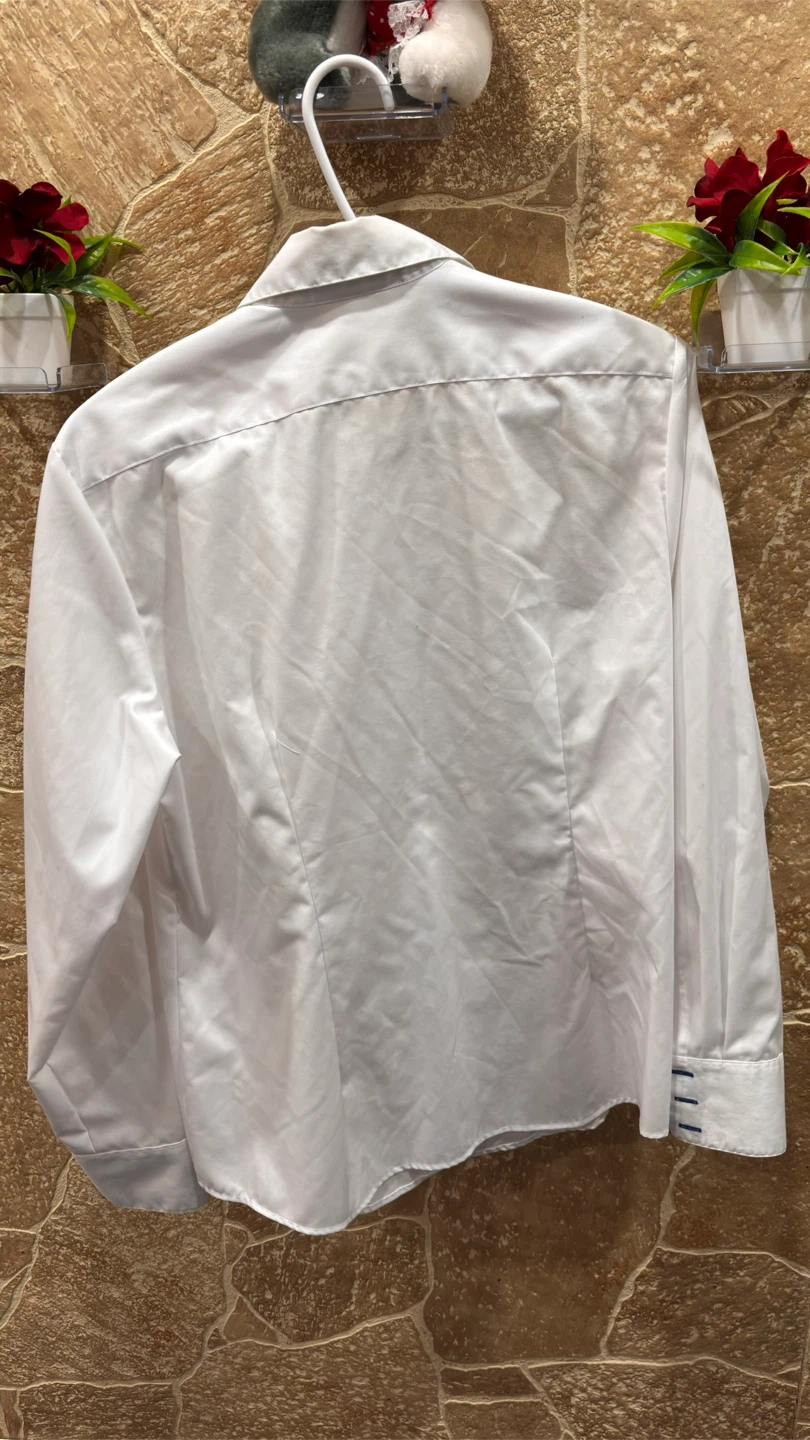 White Button-Down Shirt - photo 2