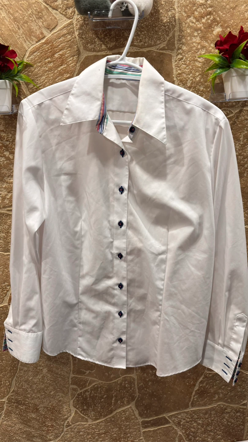 White Button-Down Shirt