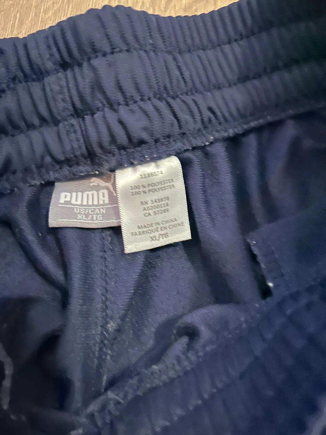Puma Navy Blue Track Pants - Size XL/TG - photo 2