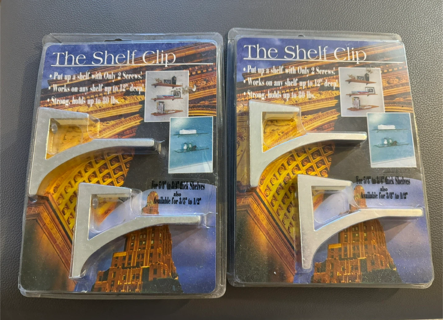 The Shelf Clip - Holds up to 80 lbs