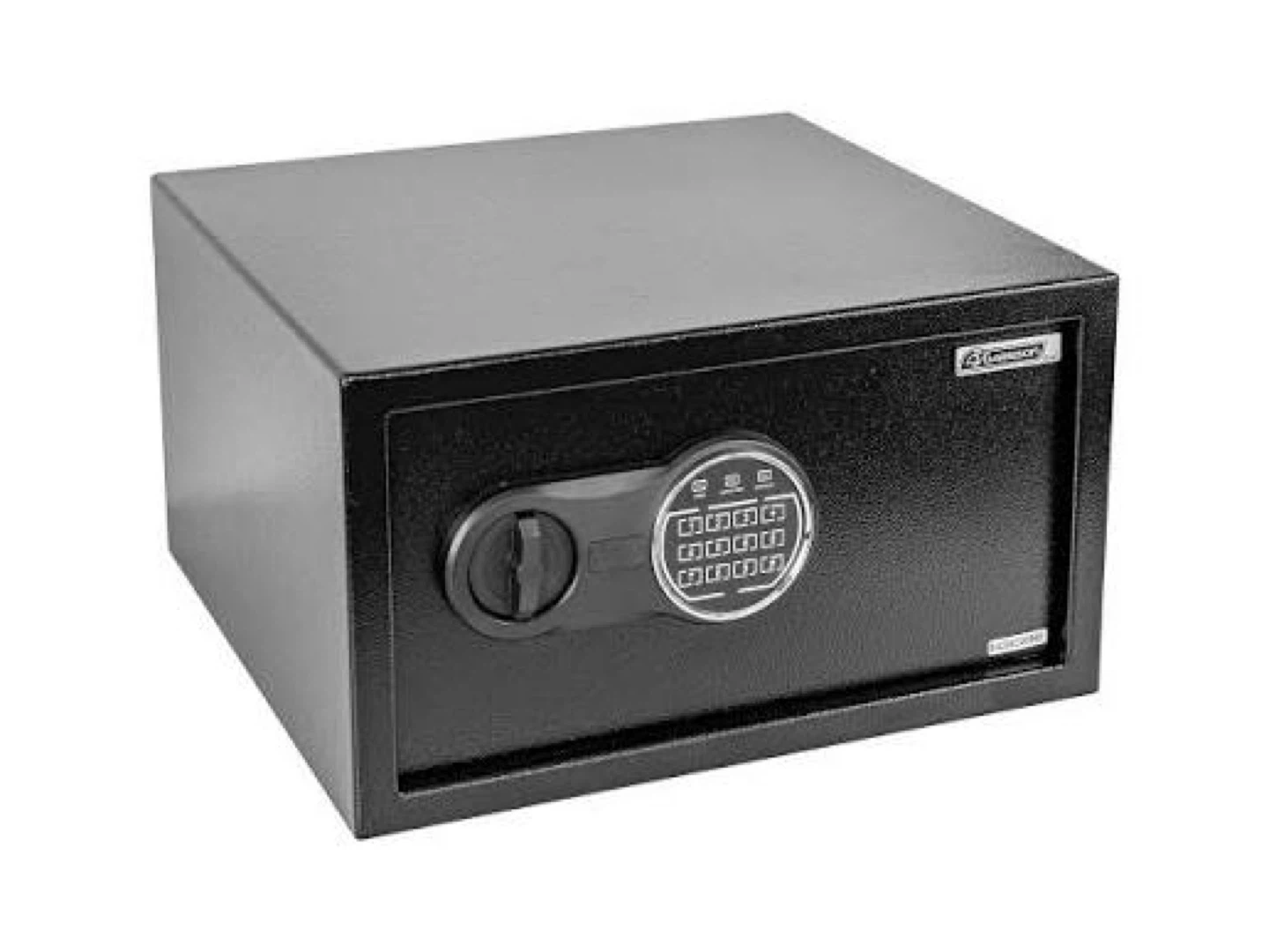 Garrison Large Steel Security Safe Box - Black