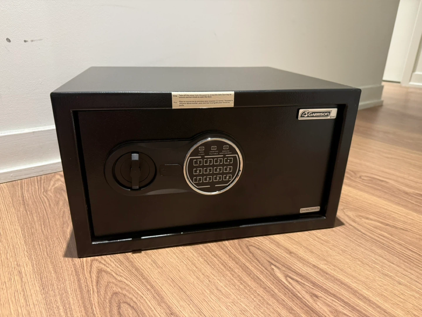 Garrison Large Steel Security Safe Box - Black - photo 2