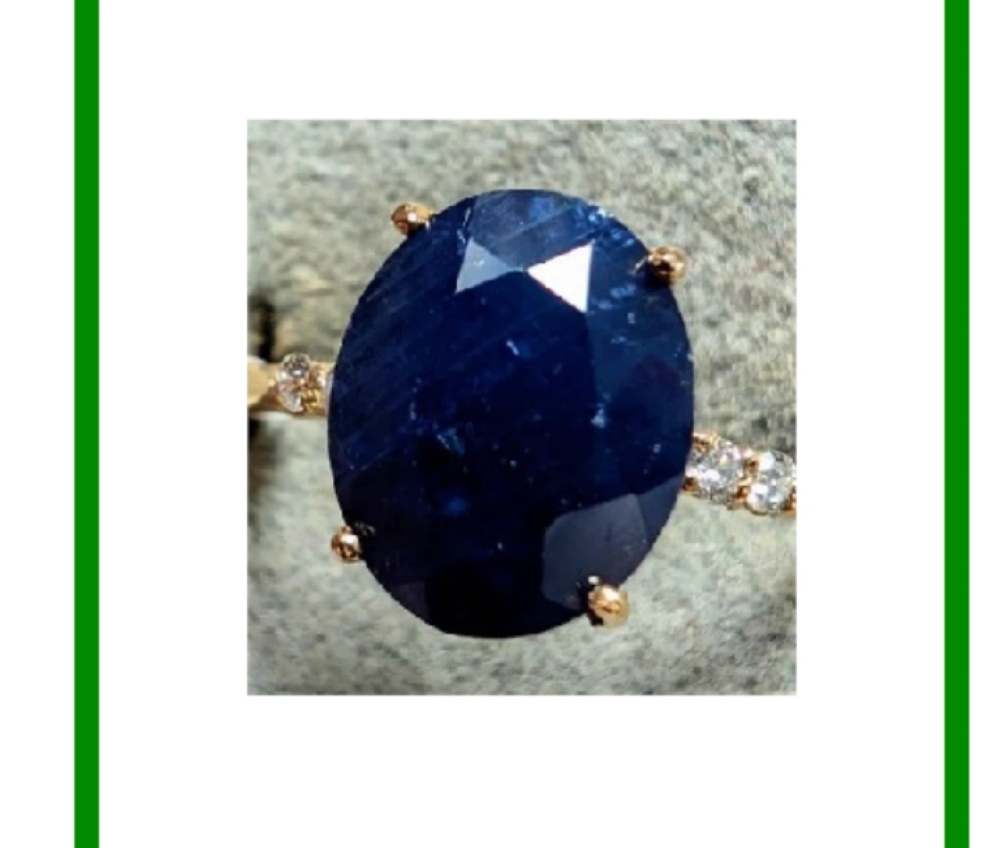 10k Gold Sapphire Ring