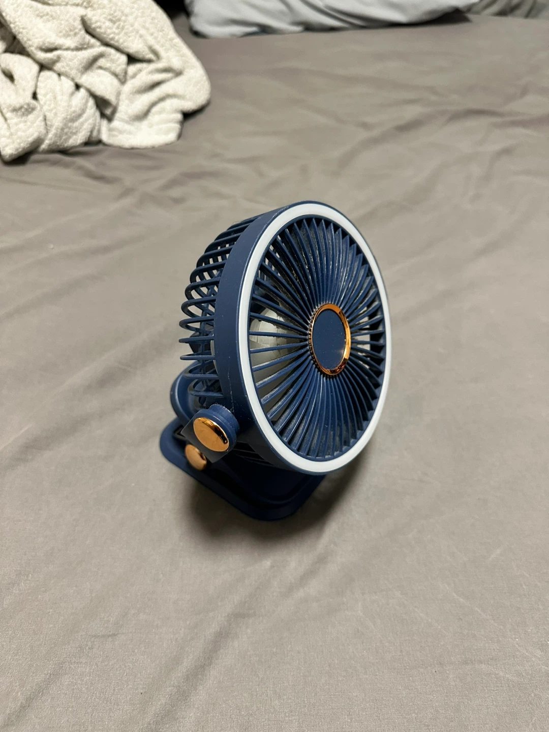 Portable Clip-On Fan - Blue