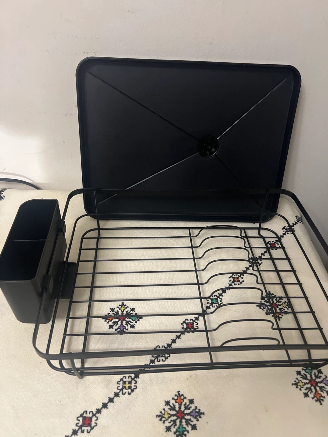 Black Dish Drying Rack