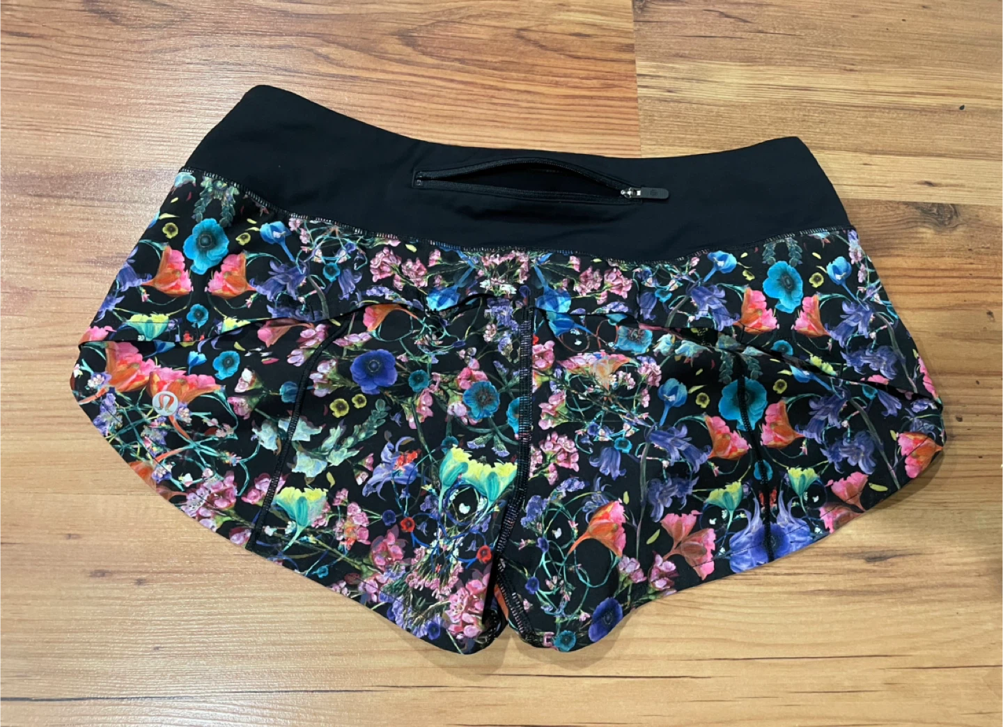 Lululemon Floral Running Shorts - Size 4