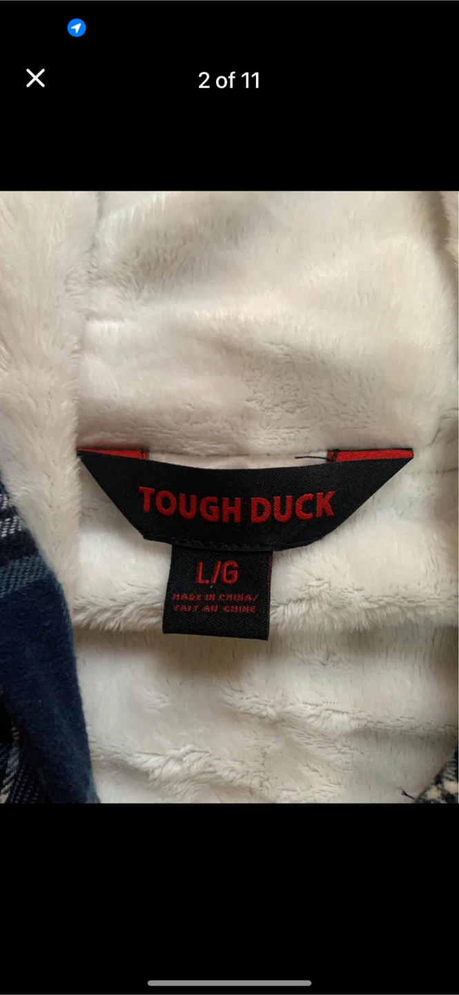 Tough Duck Pepsi Flannel Hoodie - Size L - photo 2