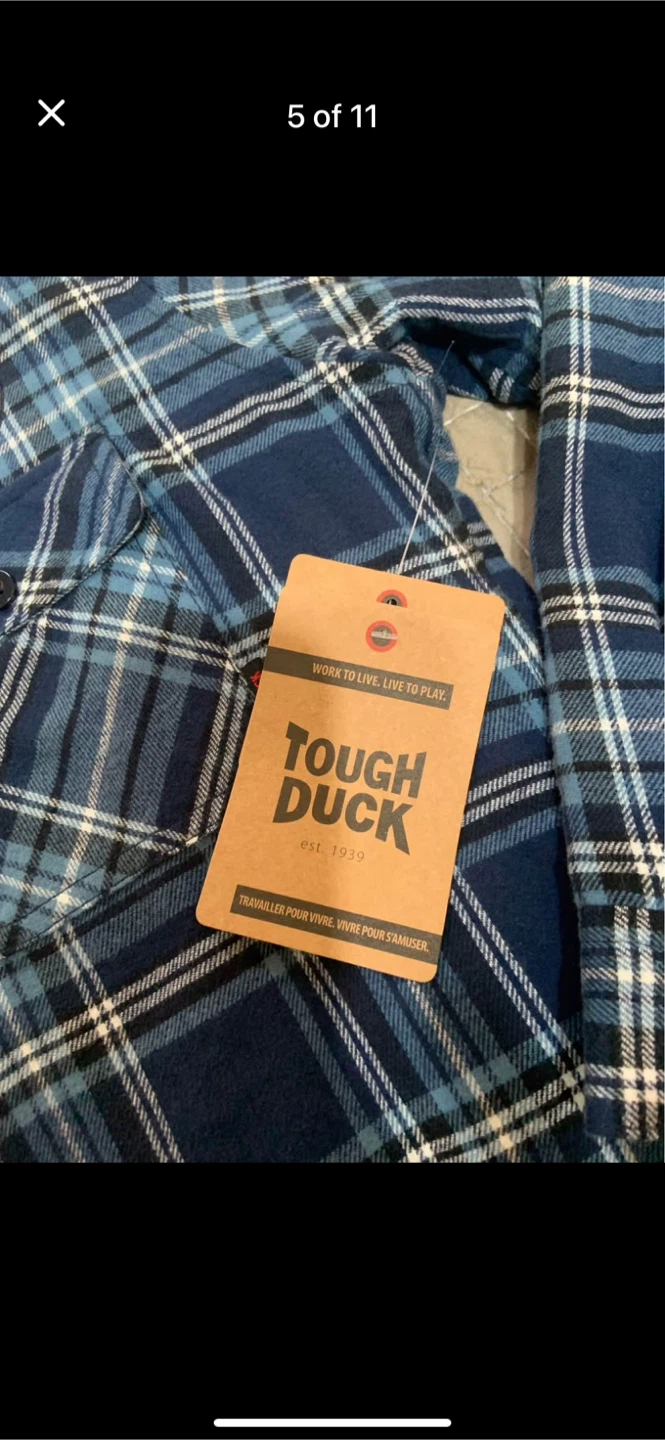 Tough Duck Pepsi Flannel Hoodie - Size L - photo 5