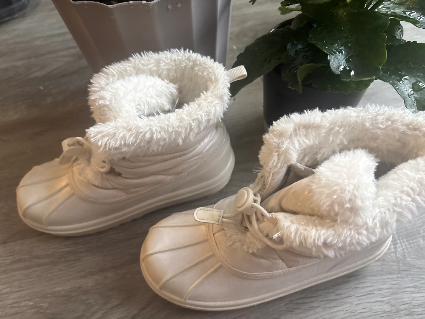 White Winter Boots