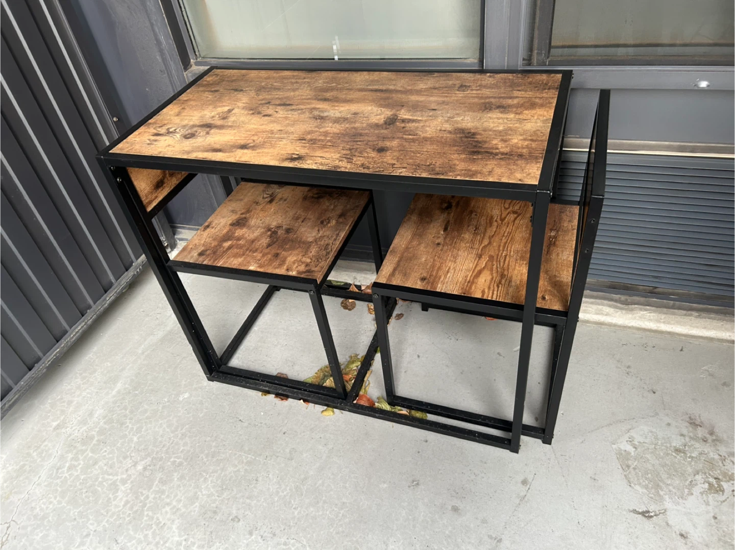 Dining Table Set - Wood and Metal - photo 5