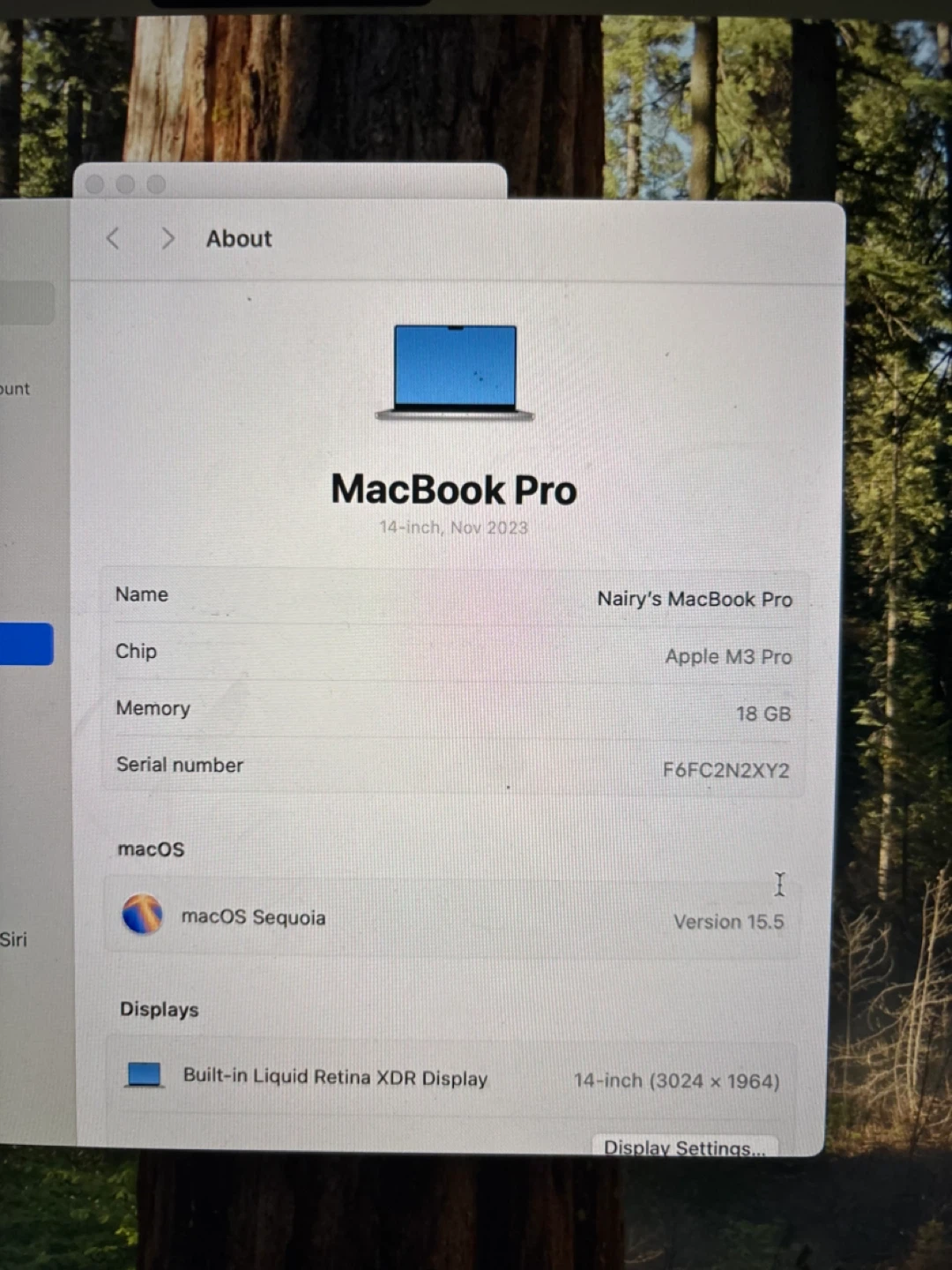 2023 14 Inch MacBook Pro - M3 Pro Chip | 18GB RAM | 512GB SSD -