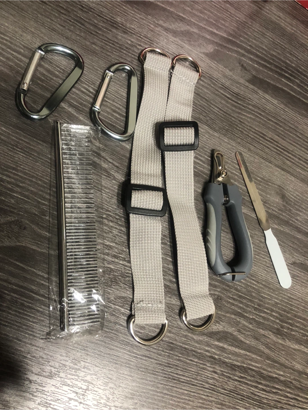 Dog Grooming Kit - Comb, Nail Clippers, Straps - photo 2